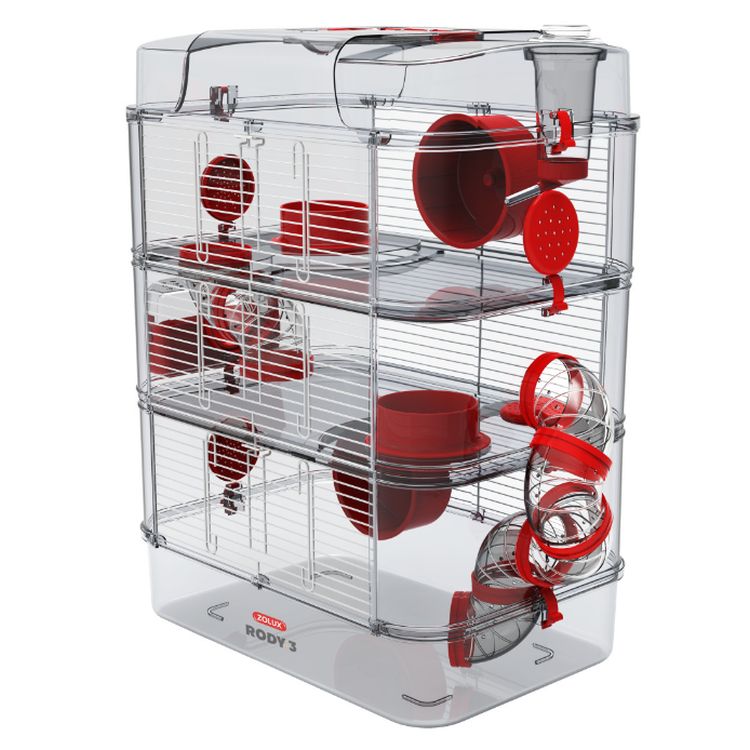 ZOLUX roedor jaula Rody 3 Trio 41x27x53 cm