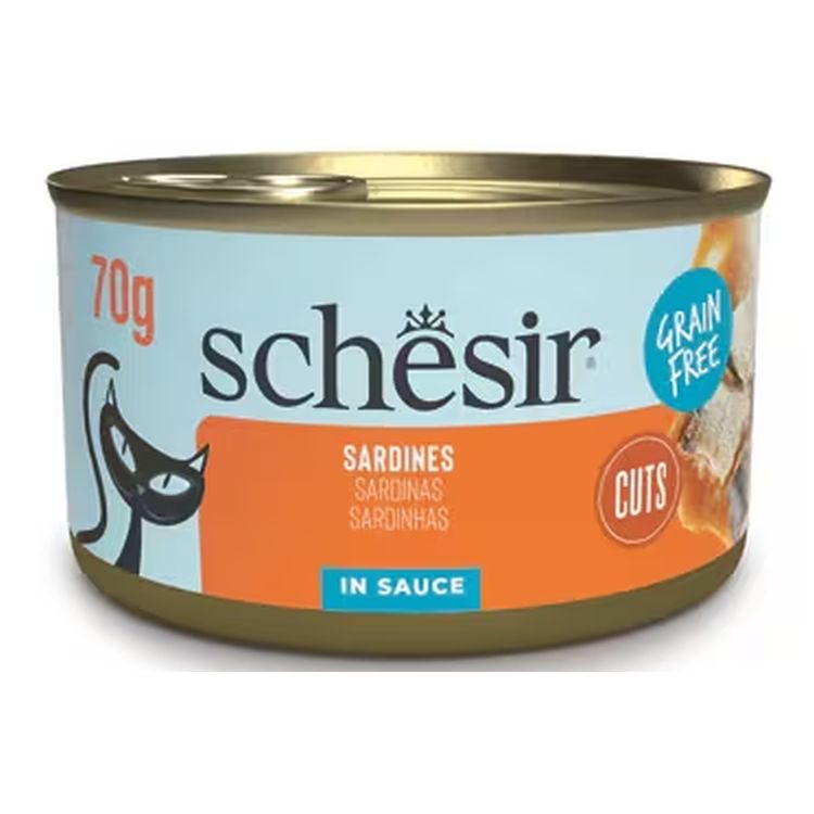SCHESIR gato adulto Grill filetes lata 70 gr
