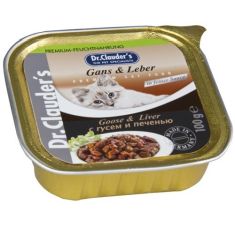 DR CLAUDER gato adulto oca hígado salsa tarrina 100 gr