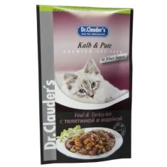 DR CLAUDER gato adulto ternera pavo pouch 100 gr