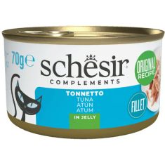 SCHESIR gato adulto atun gelatina lata 70 gr