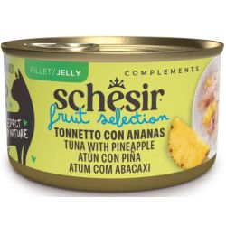 SCHESIR gato adulto Fruit selection atun y piña gelatina lata
