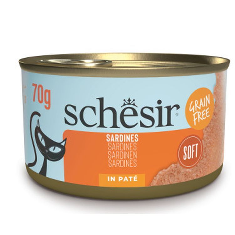 SCHESIR gato adulto Grill paté lata 70 gr