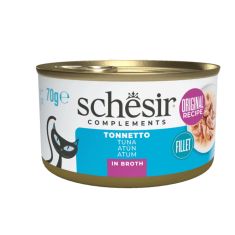 SCHESIR gato adulto atun caldo lata 70 gr