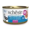SCHESIR gato adulto atun y sardinas caldo lata 70 gr