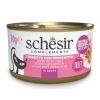 SCHESIR gato adulto atun y jamon caldo lata 70 gr