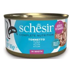 SCHESIR gato adulto atun caldo lata 85 gr