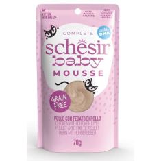 SCHESIR gato Baby hígado y pollo mousse pouch 70 gr