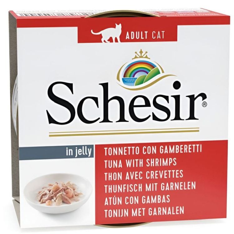 SCHESIR gato lata atun y pollo lata 6x85 gr