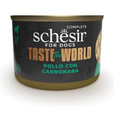 SCHESIR perro adulto Taste World pollo carbonara lata 150 gr