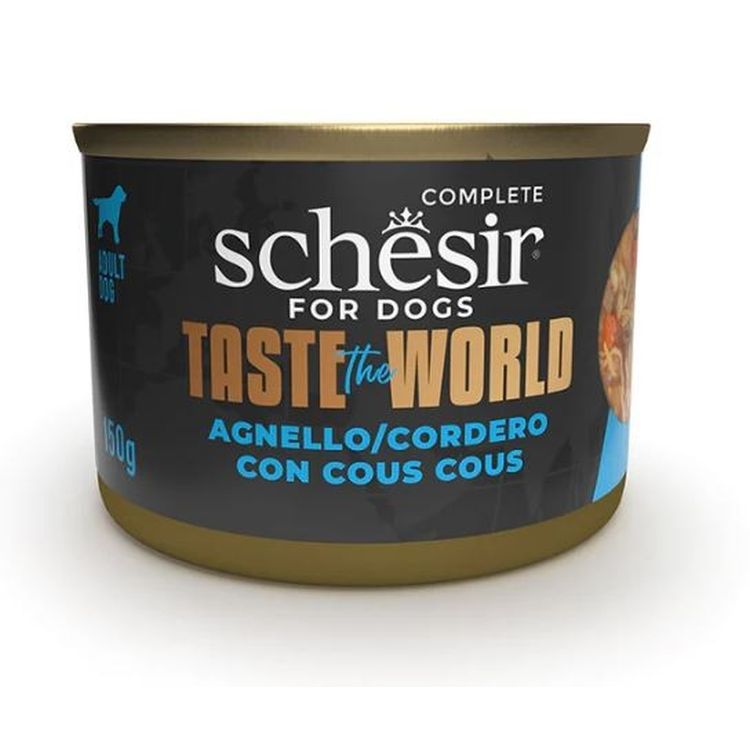 SCHESIR perro adulto Taste World cordero con cuscús lata 150 gr