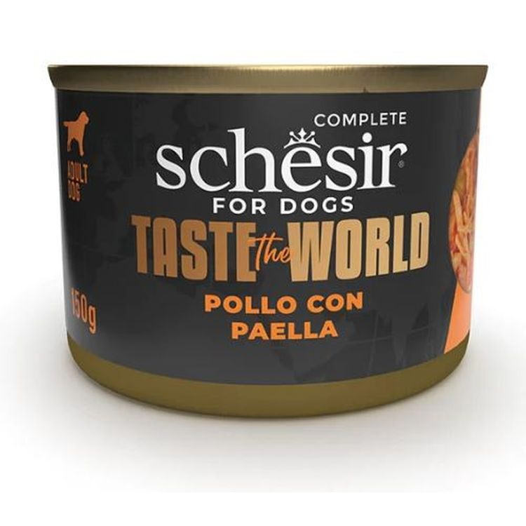 SCHESIR perro adulto Taste World pollo con paella lata 150 gr