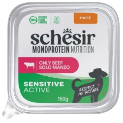 SCHESIR perro adulto Monoprotein active buey pate
