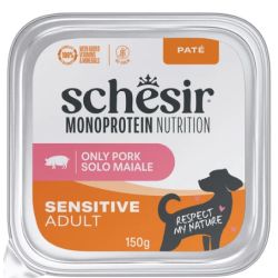 SCHESIR perro adulto Monoprotein jamon pate