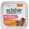SCHESIR perro adulto Monoprotein jamon pate tarrina 150 gr