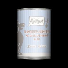 MJAMJAM perro adulto pollo y mejillones salsa lata 380 gr