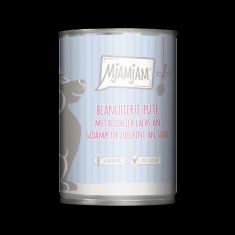 MJAMJAM perro adulto pava y salmon salsa lata 380 gr