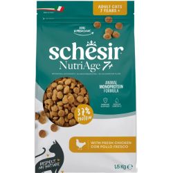 SCHESIR gato senior Monoprotein formula pollo