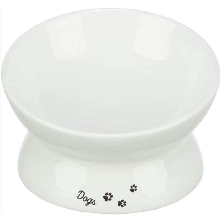 TRIXIE gato cuenco ergonomico ceramico blanco 350 ml