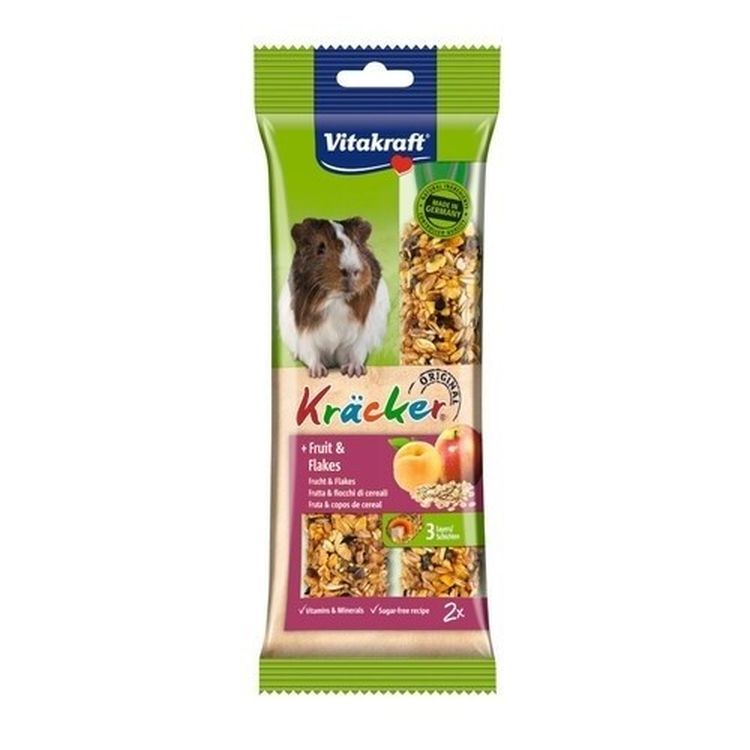 VITAKRAFT cobaya snack barritas frutas