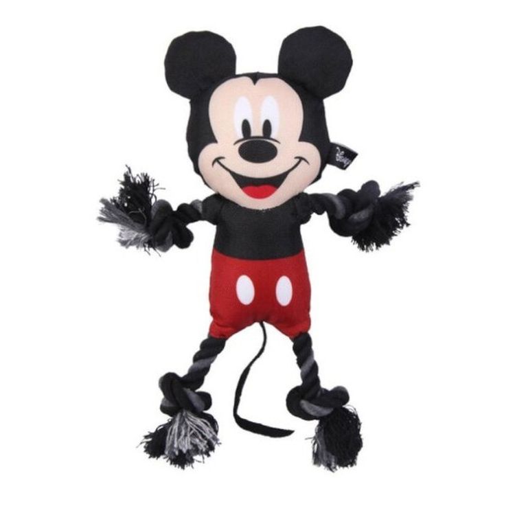 DISNEY perro juguete cuerda dental Mickey
