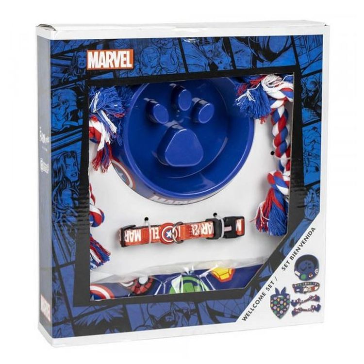 DISNEY perro set regalo capitan america 5 piezas