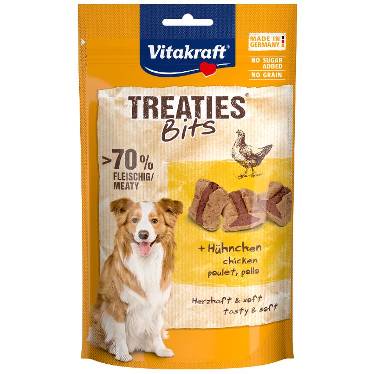 VITAKRAFT perro snack Treaties bits pollo bacon 120 gr