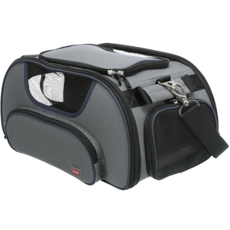 TRIXIE bolso Wings gris 28x23x46 cm