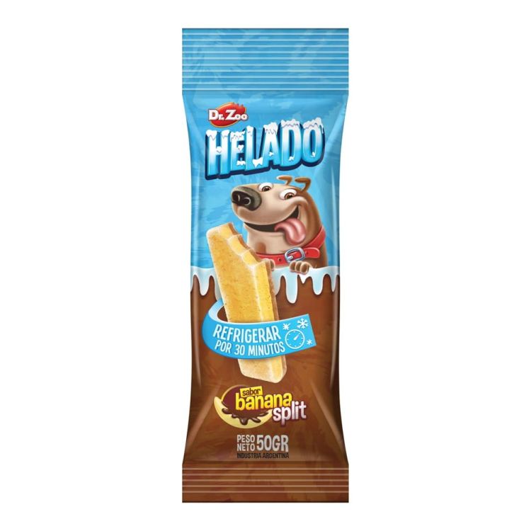 DR. ZOO perro snack helado banana split 50 gr