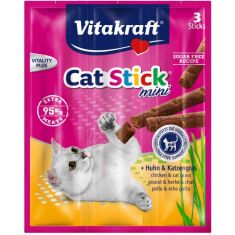 VITAKRAFT gato snack Sticks mini pollo hierba
