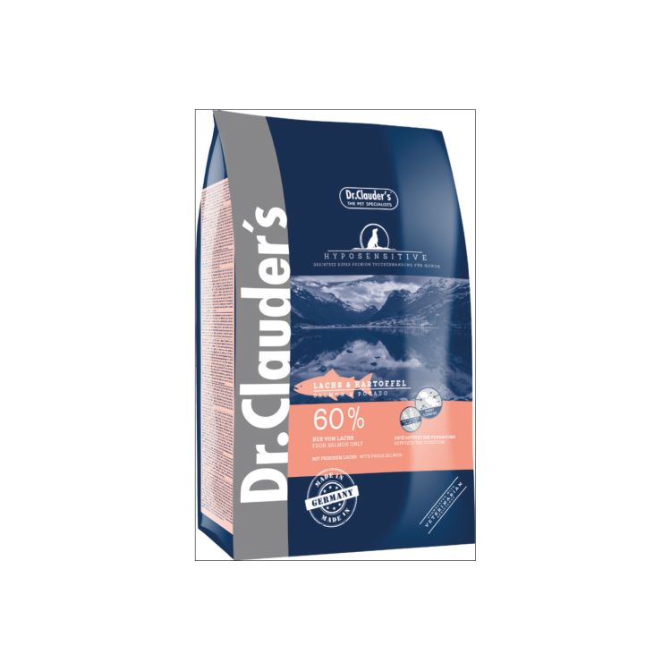DR CLAUDER perro adulto salmón papa