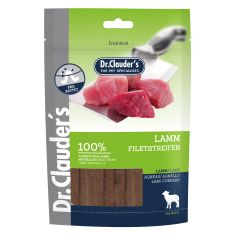 DR CLAUDER perro snack tiras cordero 80 gr