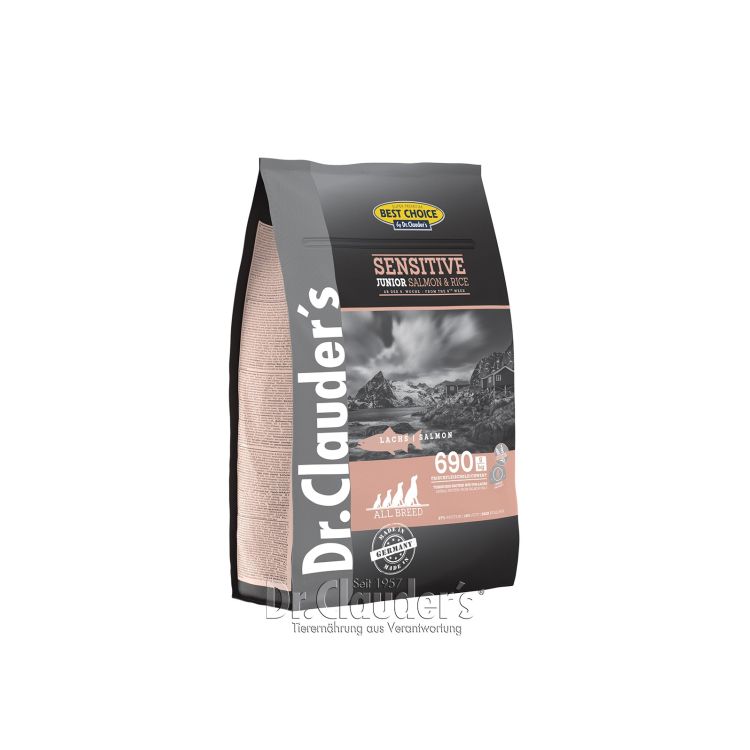 DR CLAUDER perro junior mini salmon 2 kg