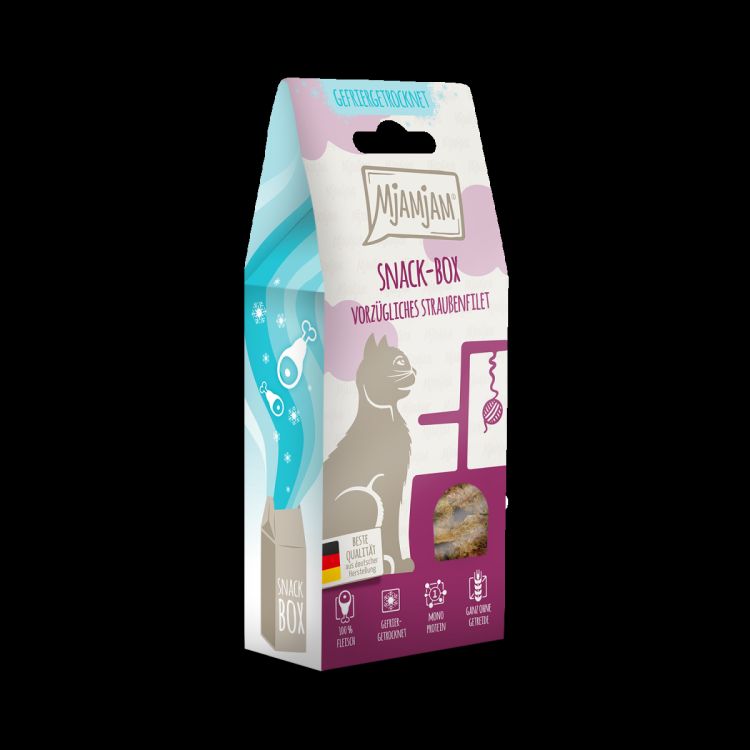 MJAMJAM gato snackbox avestruz