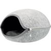 TRIXIE gato cueva suave Luna fieltro gris claro 40x24x46 cm