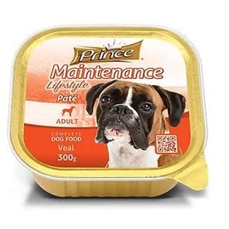 PRINCE perro adulto carne de res tarrina 300 gr