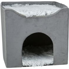 TRIXIE cueva Harvey gris, blanco y negro 38x38x38 cm