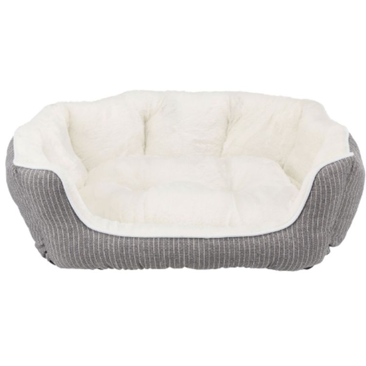 TRIXIE cama Davin gris y crema