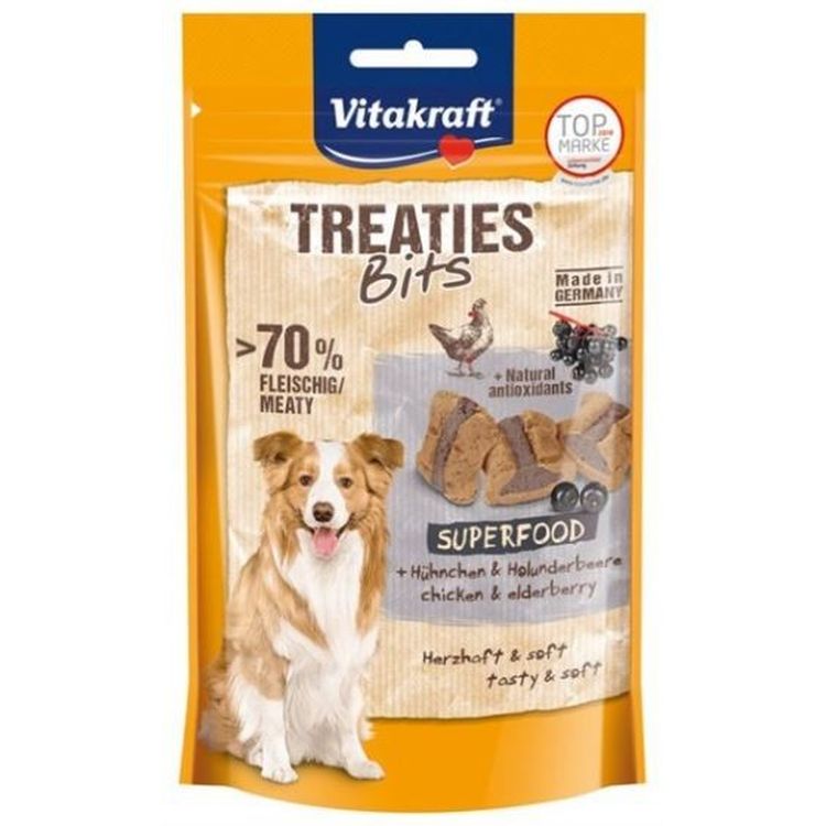 VITAKRAFT perro snack Treaties bits bayas sauco 100 gr