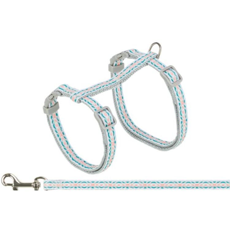 TRIXIE gato arnes con correa retro 1x28-45 cm