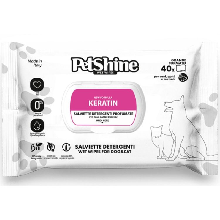 PETSHINE toallitas keratina