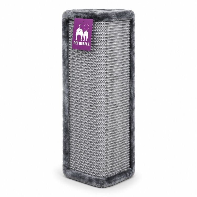 PET REBELS rascador esquina gris 57 cm