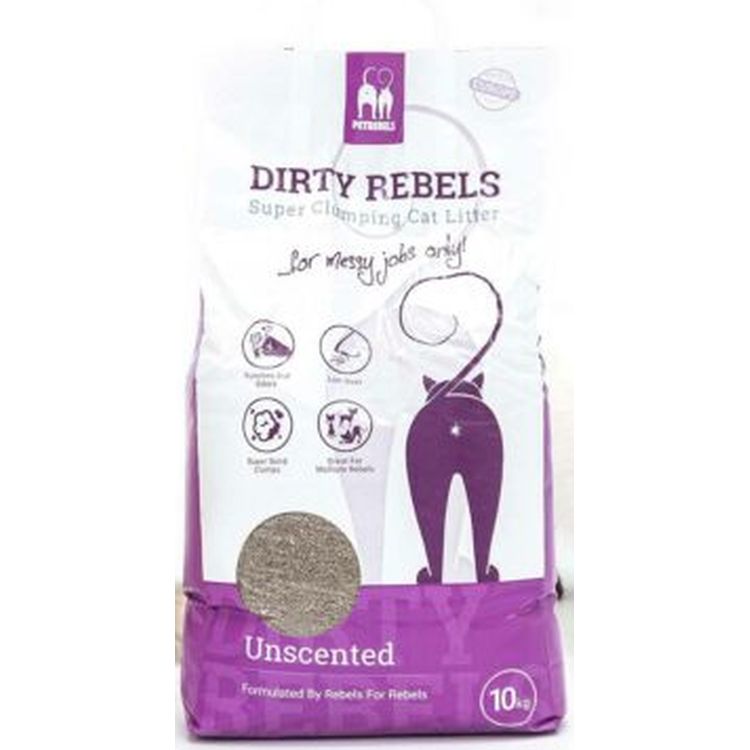 PETREBELS gato arena aglomerante 10 L