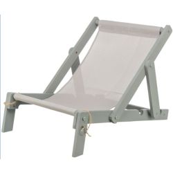 TRIXIE silla de playa madera gris 33x37x51 cm