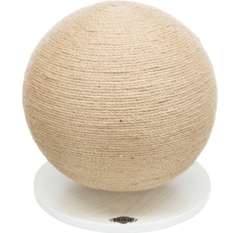 TRIXIE rascador bola yute y madera 29×31 cm