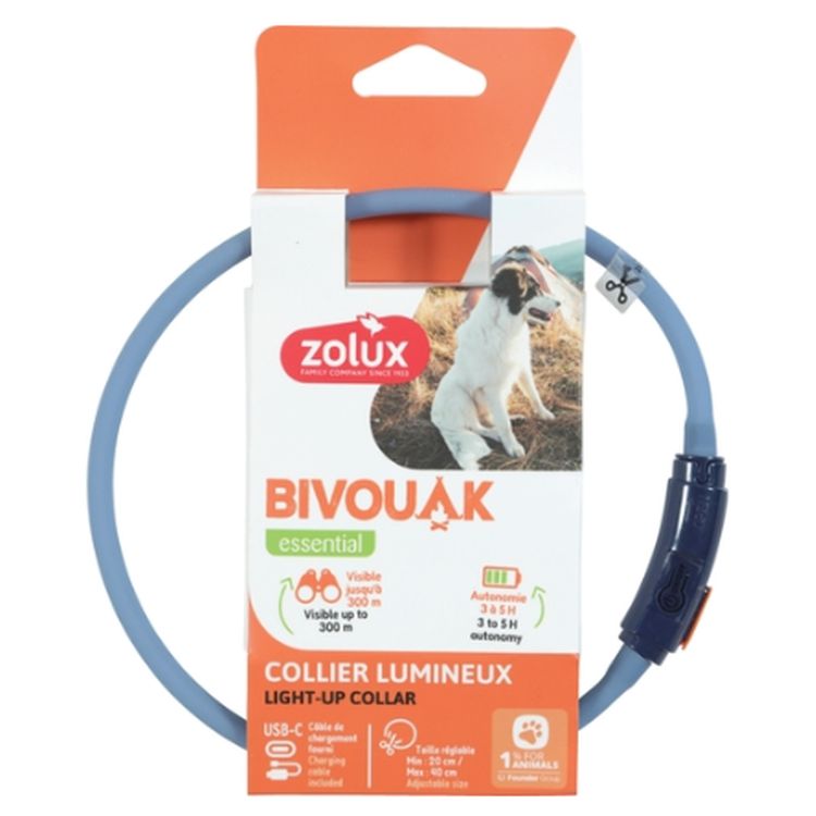 ZOLUX perro cachorro collar luminoso