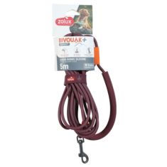 ZOLUX perro correa redonda silicona rojo