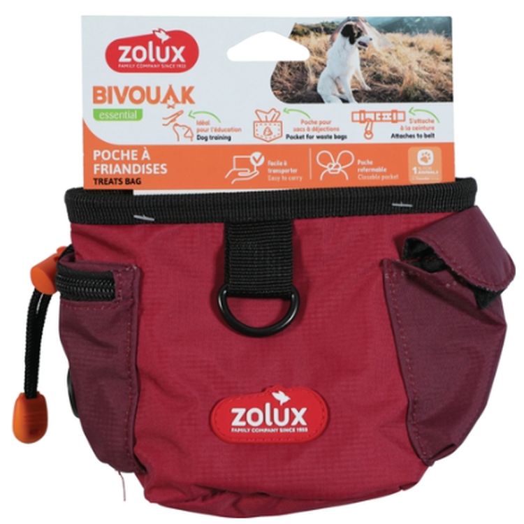 ZOLUX bolsa snacks rojo