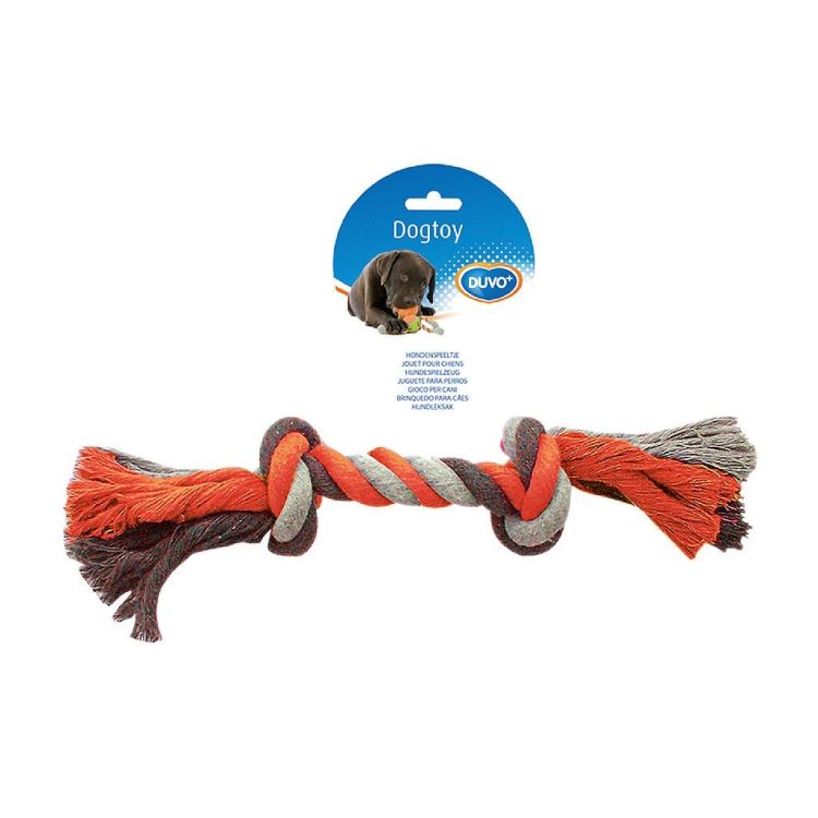 DUVO perro juguete cuerda algod n nudos 35 cm