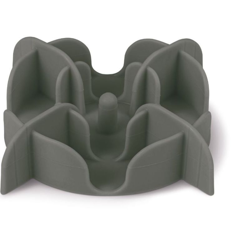 ZOLUX soporte slow feeder silicona gris